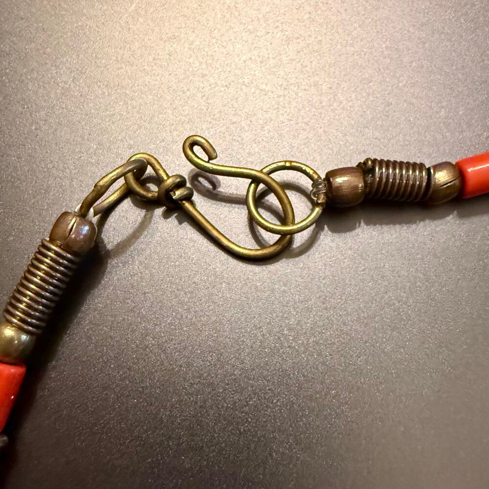 Tibetan Nepal Artificial Stone Multi Charm Beaded Necklace - Picture 6 of 7